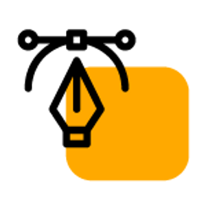 Pen tool vector design icon