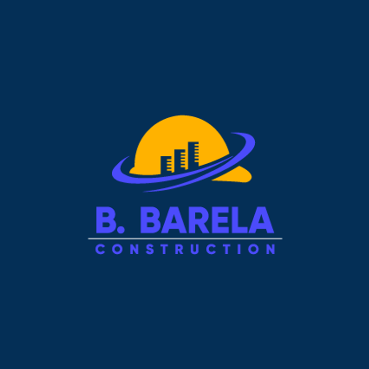 B. Barela Construction logo