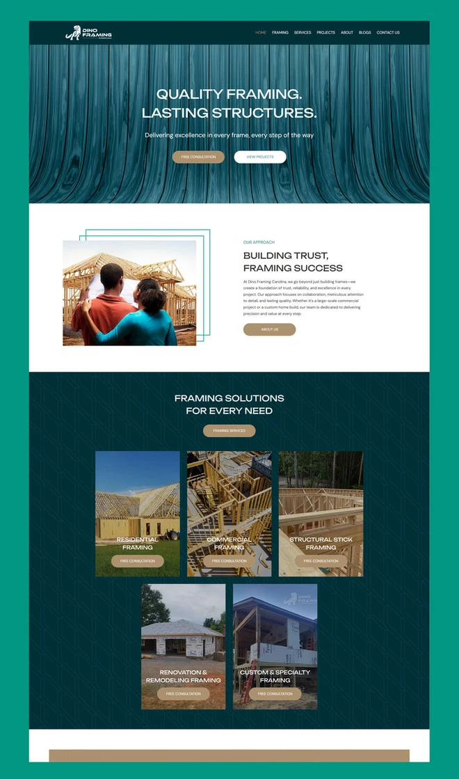 Website design example 5