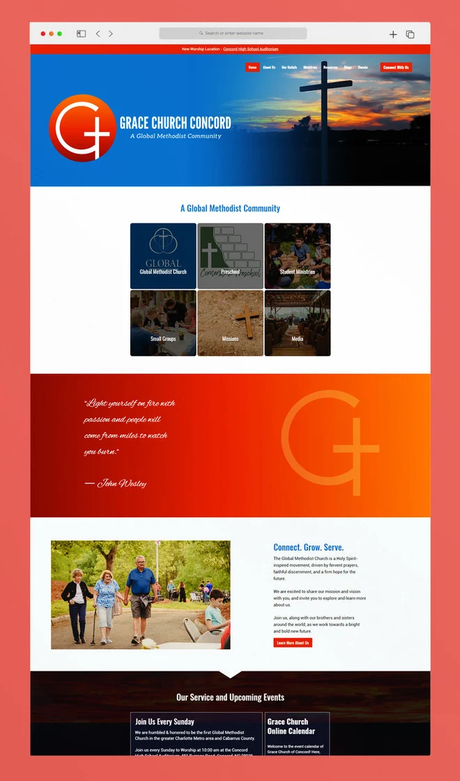 Website design example 8