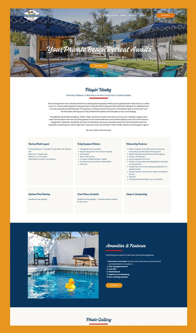 Website design example 6