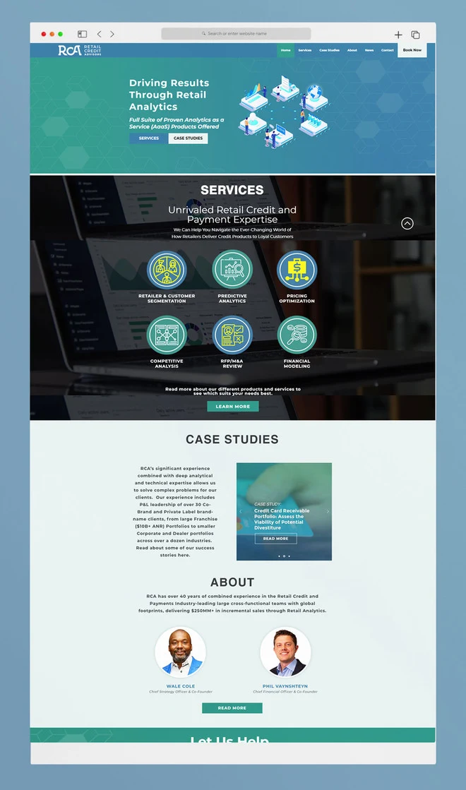 Website design example 15