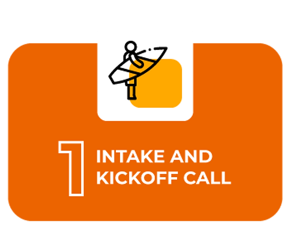 Step 1: intake and kickoff call